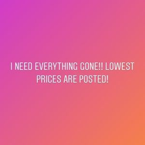 All items are at the lowest price!